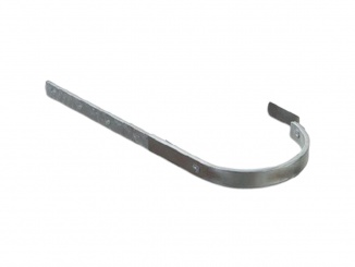 Odvodnenie – žľabový hák FeZn strieborná 250 mm 430 mm priamy
