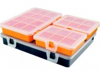 Organizéry – Lobster Organizér bez vyjímatelných boxů černá / oranžová