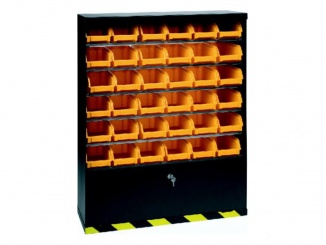 Organizéry – Lobster Skříň plechová černá / oranžová