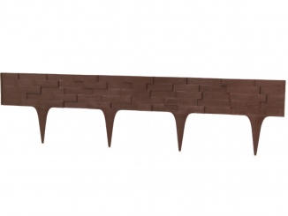 Palisády – Covergarden Stone 9,5 cm x 2,37 m hnědá