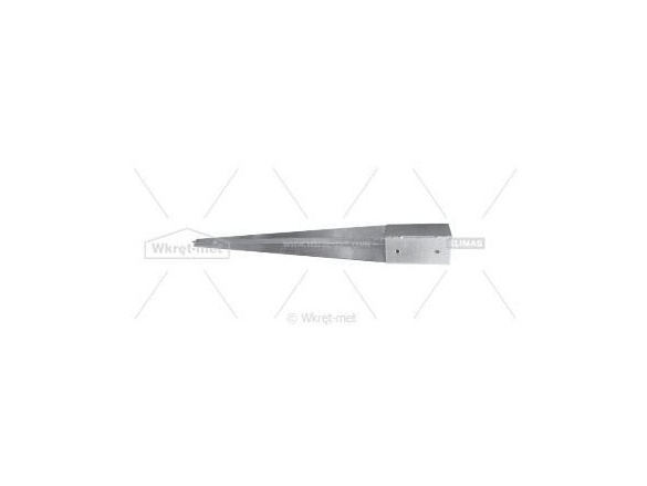 Patka sloupku hrotová 71x145x600x2 Klimas Wkręt-met PATKA SLOUPKU HROTOVÁ