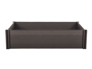 Pěstitelské potřeby – G21 Vyvýšený záhon Crop 183 x 143 x 80, WPC, Eben