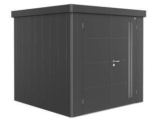Plechové – Neo 3D, tmavě šedá metalíza s dvoukřídlými dveřmi