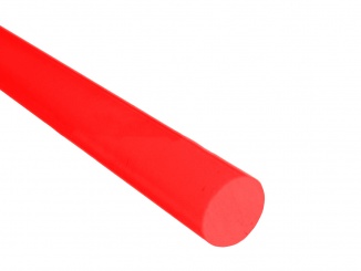 Plexisklo (PMMA) – Plexi Fluorescentní Průměr (vnější): 10, Barva: červená, Délka: 1220, Hmotnost: 0.1