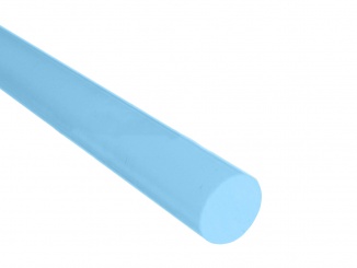 Plexisklo (PMMA) – Plexi Fluorescentní Průměr (vnější): 10, Barva: modrá, Délka: 1220, Hmotnost: 0.1
