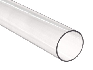 Plexisklo (PMMA) – Plexiglas Plexi trubka 25/19 čirá Délka: 4000 4000 mm, číra, 3,00 mm, 25,00 mm