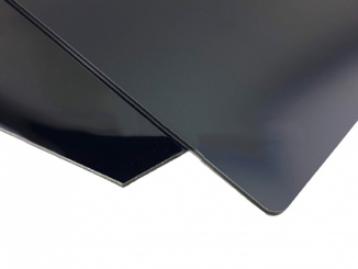 Plné desky Exolon – Exolon Bond čierna / čierna, 3 mm, 3050 x 1500 mm, lesklá / matná, 0,21 mm