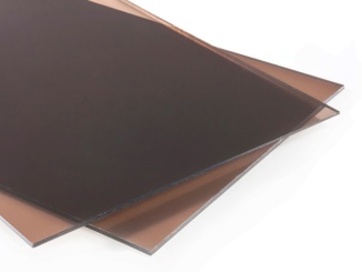 Plné desky – Plná polykarbonátová deska s UV Arla Plast 4500 mm x 2100 mm, bronz, 8 mm