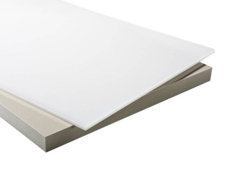 Plné desky – Polypropylenové desky PP-H RAL 7032 Röchling 1000 mm x 2000 mm, 2 mm
