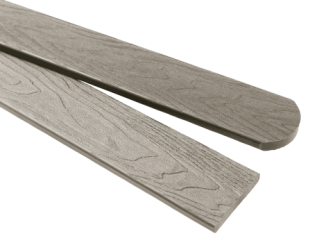 Plotovky – Covernit Oblá - šedá - 71 x 11 x 1800 mm