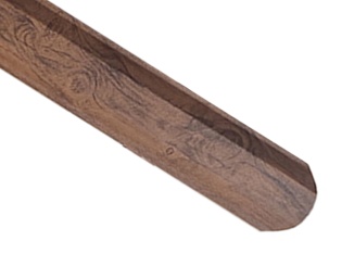 Plotovky – plotovka kov Steel picket 11x120 cm wood