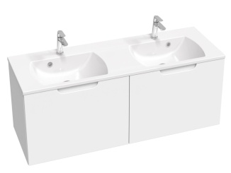 Pod umyvadla – Ravak SD Classic II 130 skříňka pod dvojumyvadlo bílá/bílá