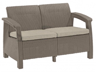 Pohovky – Corfu love seat dvousedačka cappucccino 227644