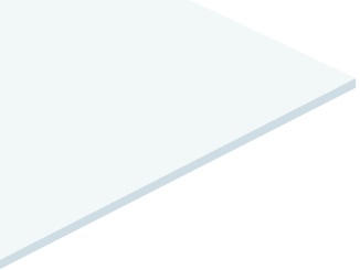Polivinil-klorid tömör táblák Gutta – Hobbycolor bílá 3 mm 250 x 500 mm