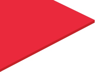 Polivinil-klorid tömör táblák Gutta – Hobbycolor červená 3 mm 250 x 500 mm