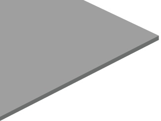 Polivinil-klorid tömör táblák Gutta – Hobbycolor šedá 3 mm 500 x 1500 mm
