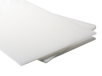 Polyamid (PA) – Polyamidová deska PA6 Röchling 1000 mm x 2000 mm, bílá, 70 mm