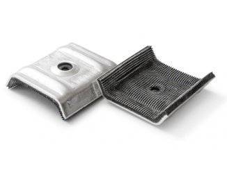 Polycarbonate (PC) – Kalota trapéz stříbrná 1 ks