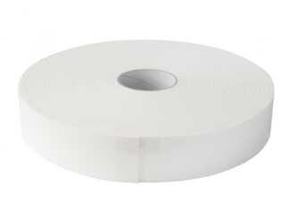 Polycarbonate (PC) – Podkladní samolepící pěnová páska Spodní těsnící mikropryž Barva: bílá, Šířka: 50, Hmotnost: 0.486, Návin: 30