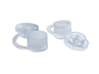 Polycarbonate (PC) – Podložka se záklopnou hlavou čirá 100 ks