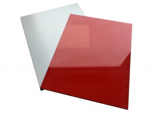 Polyethylen (PE) – BOND Kompozitní panel ZenitBOND Tloušťka: 3, Barva: bílá / červená, Kód barvy: RAL 3020 / RAL 9016, Šířka: 1500, Délka: 3050, Typ: tl. plechu 0,3mm, Hmotnost: 17.0
