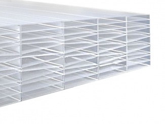 Polykarbonát – Komôrkový polykarbonát Exolon HX/32 IQ Relax (predtým Makrolon) opál 6000 mm 2100 mm