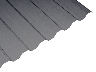 Polykarbonát – LightPiu 76 / 18 Barva: šedá, Šířka: 1040, Délka: 4000