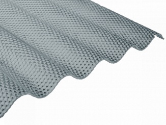 Polykarbonát – Palram Vlnitý polykarbonát EXCLUSIVE Silver , 1,045 x 7 m (tl. 2,8 mm) 7000 mm