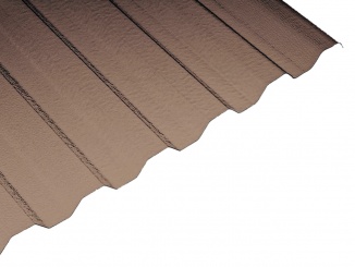 Polykarbonát (PC) – LightPiu 76 / 18 Barva: bronz, Šířka: 1040, Délka: 5000