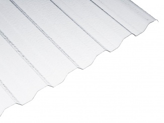 Polykarbonát (PC) – LightPiu 76 / 18 Barva: čirá, Šířka: 1040, Délka: 3000