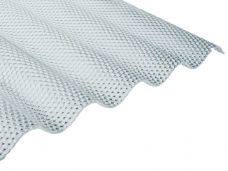 Polykarbonát (PC) – Polykarbonátová vlnitá deska Guttagliss WABE šedá 3000 x 1045 mm