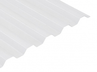 Polykarbonát (PC) – trapézový polykarbonát Marlon CSE ORIGINAL TR 76/16 síla 0,8 mm čirý 1,06 x 2 m