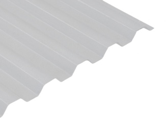 Polykarbonát (PC) – trapézový polykarbonát Marlon CSE ORIGINAL TR 76/16 síla 0,8 mm čirá 1,06 x 2 m