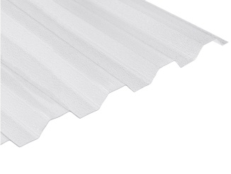 Polykarbonát – Trapézový polykarbonát krupička Palram 6000 mm x 1060 mm, čirá
