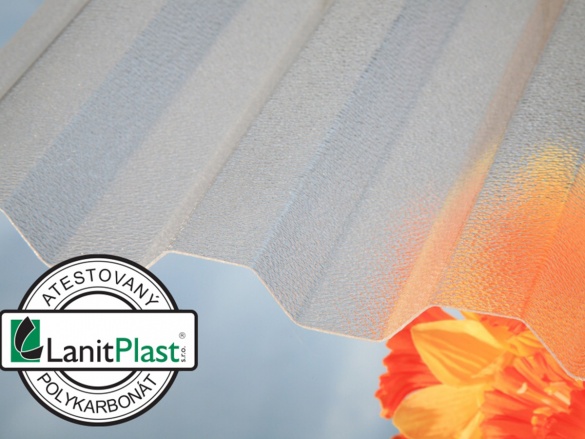 Polykarbonátová trapézová deska Lanit Plast CSE TR Original