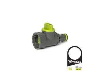 Polykarbonátové – Bradas Přípojka s uzávěrem Bradas LIME LINE GW3/4"