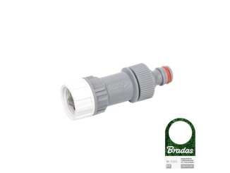 Polykarbonátové – Bradas Regulátor tlaku s filtrem do 1 BAR, 3/4" - Bradas WHITE LINE