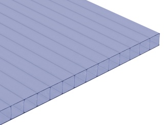 Polykarbonátové dutinkové desky Exolon – Exolon Multi UV 2/10 mm 7000 mm x 2100 mm, šedá