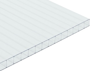 Polykarbonátové dutinkové desky Exolon – Exolon Ultralight 2/10 mm 7000 mm x 2100 mm, číra