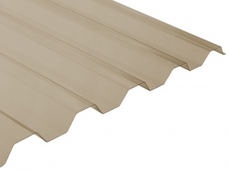 Polyvinylchlorid (PVC) – PVC trapéz - bronz bronz 2000 mm 900 mm