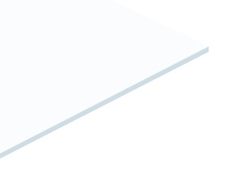 Polyvinylchloridové plné desky Ex-Cel Plastics – Ex-Cel Plastics Impress 3050 mm x 1220 mm, bílá, 30,00 mm