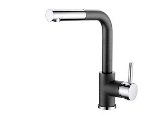 Pravoúhlé – Helika black metallic černá