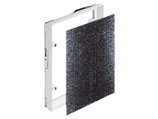 Příslušenství – Dvířka pod obklad PVC Dvířka pod obklad PVC, 200 mm x 200 mm, plastová, bílá