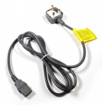 Příslušenství k vysoušečům Napájecí kabel - UK vidlice BS1363 (Type G) / konektor IEC C13  - šedý