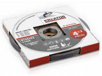 Příslušenství – Kreator řezných kotoučů KRT070420 125 mm