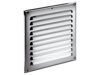 Příslušenství – Mřížka větrací KOV se síťovinou 300 mm x 300 mm, nerez