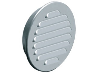 Příslušenství – Mřížka větrací kruhová KOV se síťovinou průměr 155 mm / 125 mm, nerez