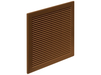 Příslušenství – Mřížka větrací se síťovinou Mřížka větrací se síťovinou, 200 mm x 300 mm, plastová, hnědá