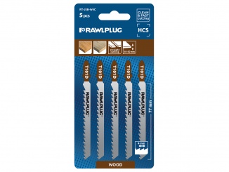 Příslušenství – Rawlplug Pilový list do přímočaré pily na dřevo 4 mm