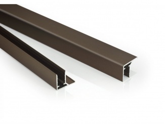 Příslušenství – U profil s okapnicí Alu ELOX 16 mm T-plastics